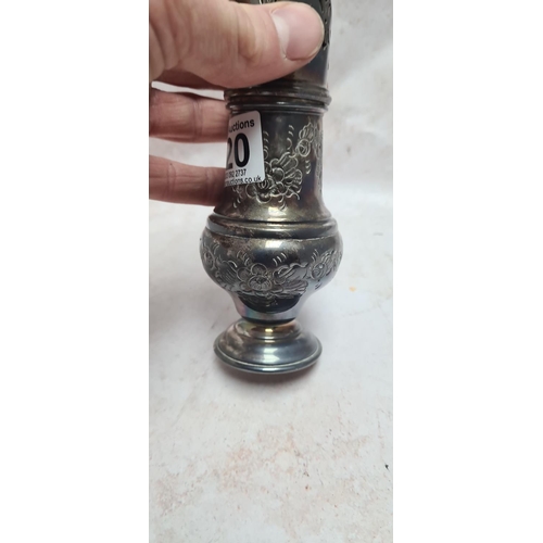 220 - Silver Plated Sugar Shaker