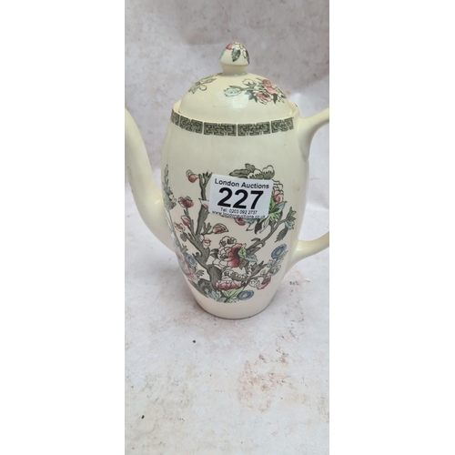 227 - Johnson Brothers Indian Tree Teapot