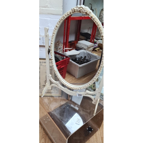 244 - Vintage French Style Mirror