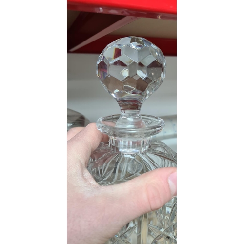 253 - Good Quality Crystal Decanter