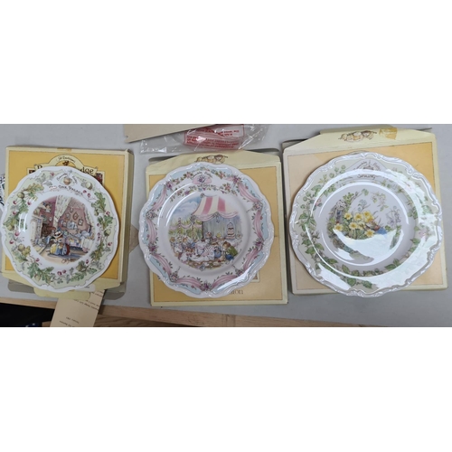 256 - Lot of 3 Royal Doulton Brambly Hedge Collectors Plates