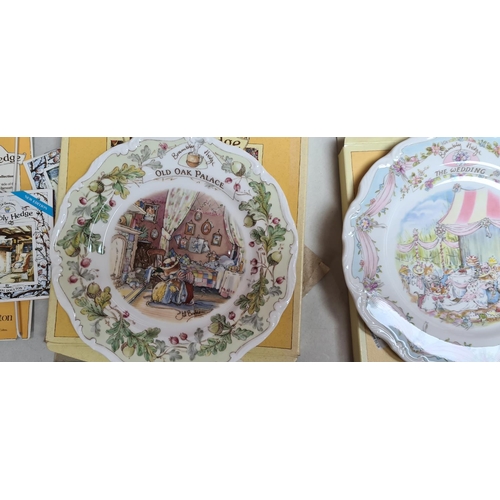 256 - Lot of 3 Royal Doulton Brambly Hedge Collectors Plates