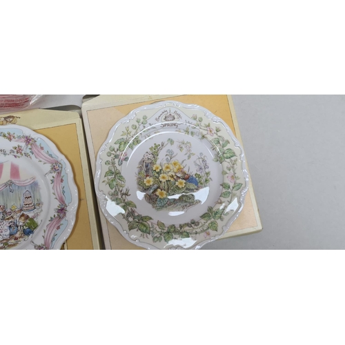 256 - Lot of 3 Royal Doulton Brambly Hedge Collectors Plates