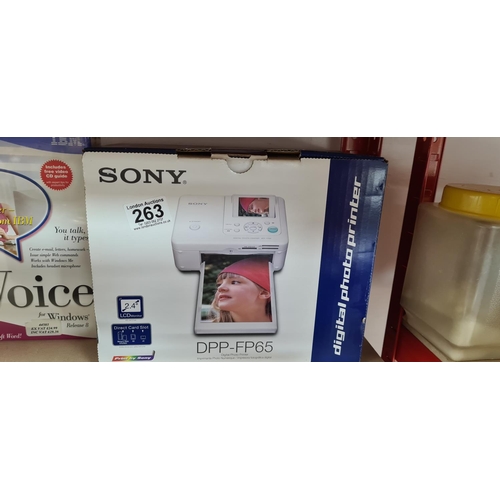 263 - Boxed Sony Photo Printer