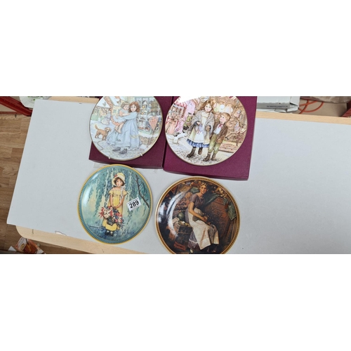 289 - Lot of 5 Knowles Collectors Plates