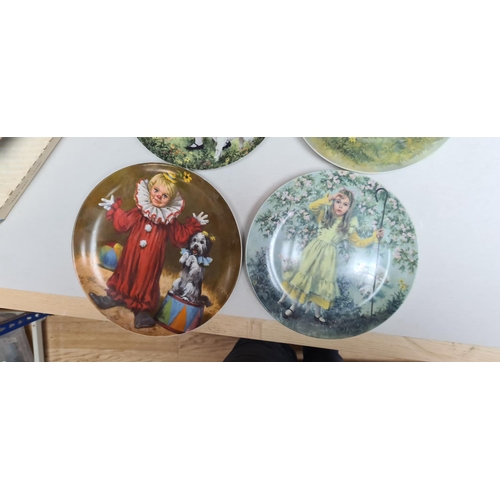 311A - Lot of 4 Reco Mother Goose Series Collectors Plates