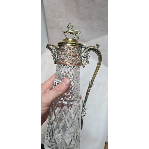 35 - Victorian Claret Jug