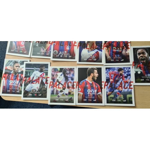 617 - Lot of Crystal Palace Football Programmes