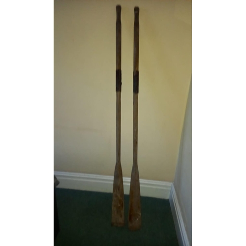 293 - Pair of Antique Rowing Oars