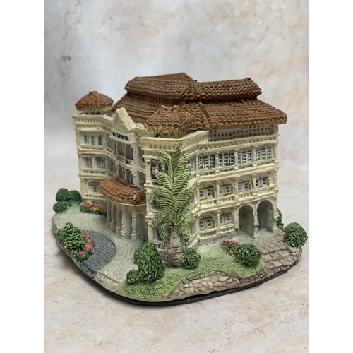 327 - HANDMADE CERAMIC RAFFLES HOTEL MODEL