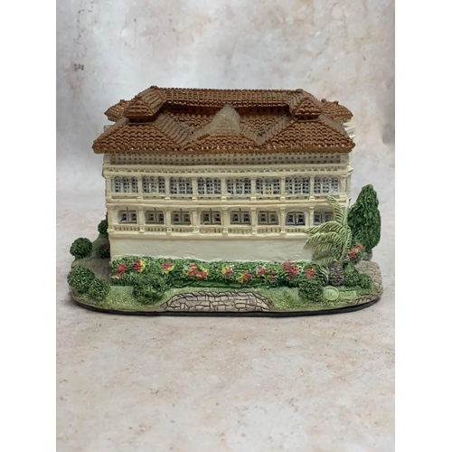 327 - HANDMADE CERAMIC RAFFLES HOTEL MODEL