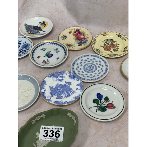 336 - Large Lot of Small Dishes incl. Wedgwood etc