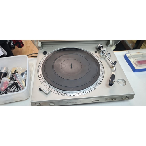 163 - Sony PS333 Turntable with Accessories