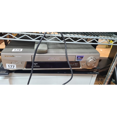 177 - Panasonic NV-FJ610 VHS Recorder with Remote