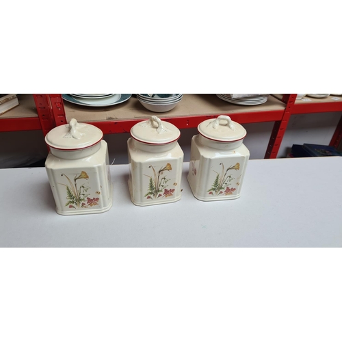 302 - Royal Winton Lark Wise Tea, Coffee and Sugar Cannisters