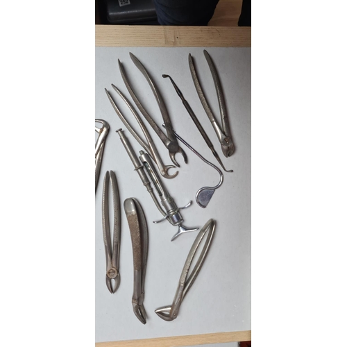 308 - Box containing a large quantity of Allen & Hanbury Medical/Dental Tools/Instruments