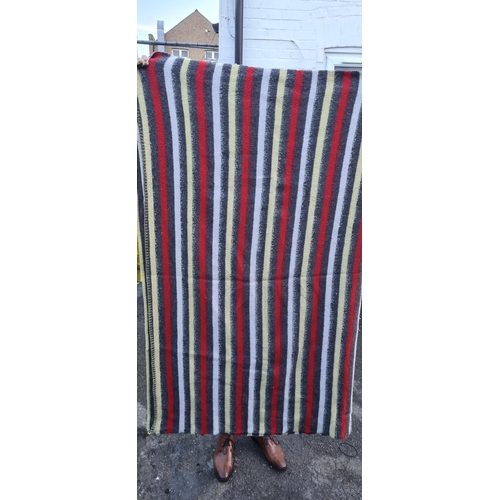 633 - 2 Vintage Blankets/Picnic Rugs 180cm x 300cm