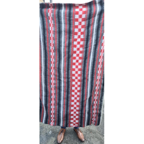 633 - 2 Vintage Blankets/Picnic Rugs 180cm x 300cm