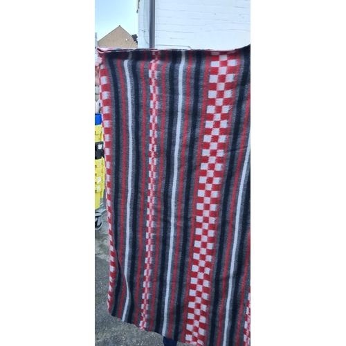 633 - 2 Vintage Blankets/Picnic Rugs 180cm x 300cm