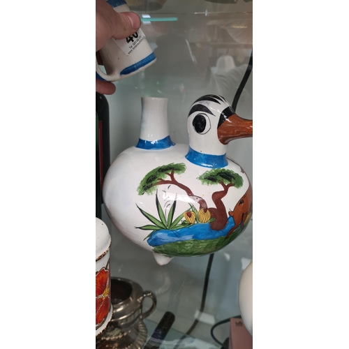 65 - Novelty Hen Water Jug and Cup