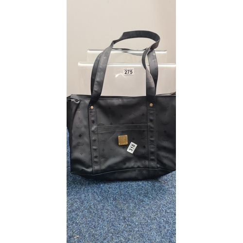 318 - Ladies MCM Nylon Waterproof Tote Bag