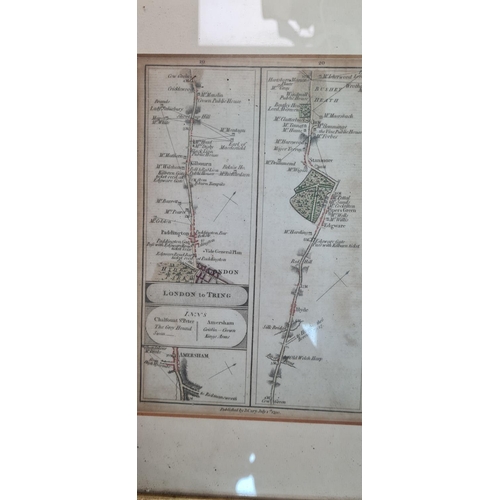 202 - Lot of 3 Framed Antique John Cary Maps