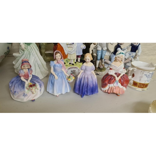 1017 - 4 Royal Doulton Lady's-Peggy, Marie, Wendy & Monica