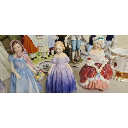 1017 - 4 Royal Doulton Lady's-Peggy, Marie, Wendy & Monica