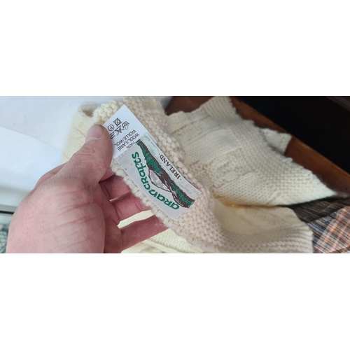 271 - 3 Ladies Scarves-Lochcarron Diana, Princess of Wales Memorial Tartan Cashmere Scarf, 1 Arrancrafts I... 