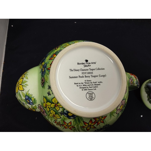 276 - Border Fine Arts New and Boxed Disney Summer Pooh Betty Teapot