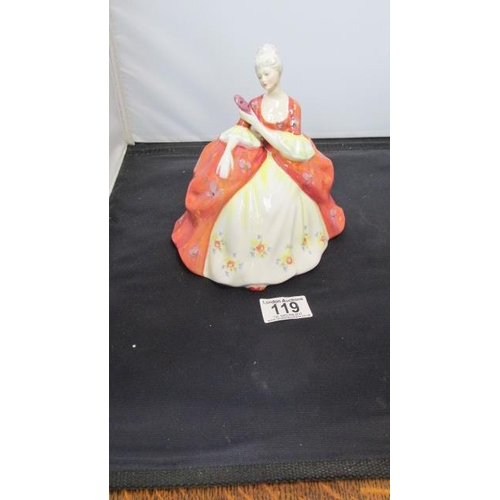 119 - Royal Doulton HN2396 Wistful Figurine