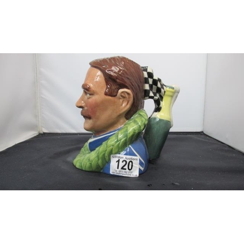 120 - Kevin Francis Ceramics Character Jug Prototype 1992 Nigel Mansell RARE