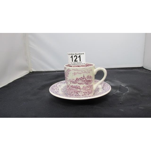 121 - Swinnertons Silverdale Cup and Saucer