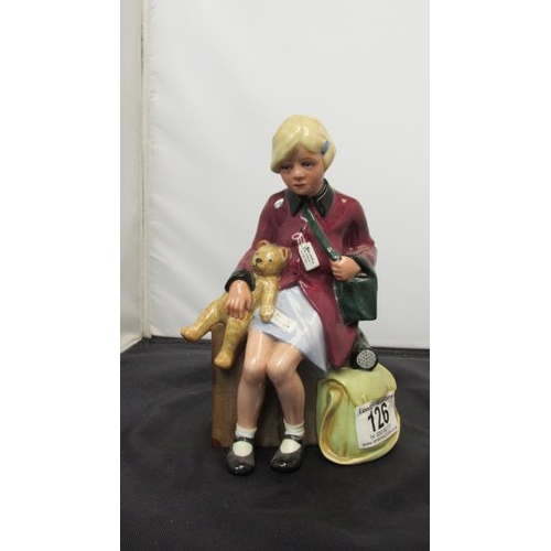 126 - Royal Doulton HN3203 The Girl Evacuee Figurine Ltd Edition