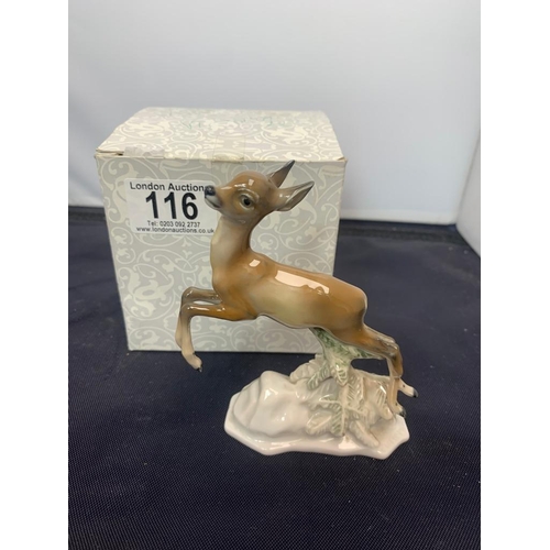 116 - German Jumping Deer Figurine