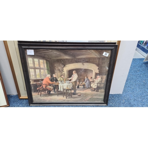 33 - Framed Margaret Dovaston (1908-1950) Print