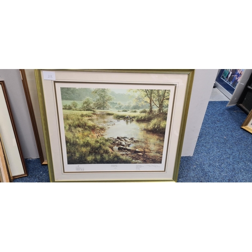 35a - David Dipnall signed Limited Edition print “Memories of summer days