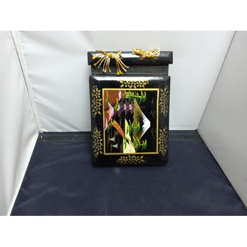 103 - Black Lacquered Japanese Photo Album