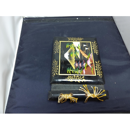 103 - Black Lacquered Japanese Photo Album