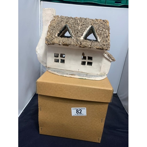 82 - Boxed Ceramic Cottage in the style of Will Young