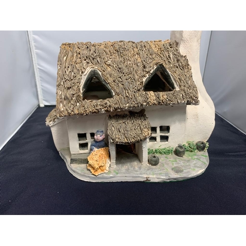 82 - Boxed Ceramic Cottage in the style of Will Young