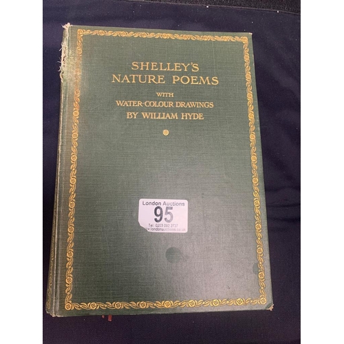 95 - Shelley's Nature Poems With Water Colour Drawings 1911