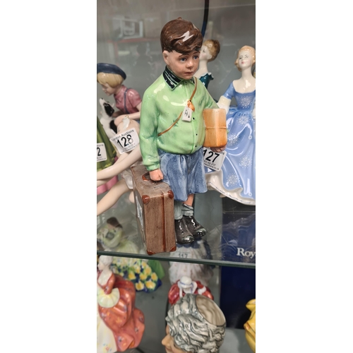 130 - Royal Doulton HN 3202 The Boy Evacuee Ltd Edition Figurine