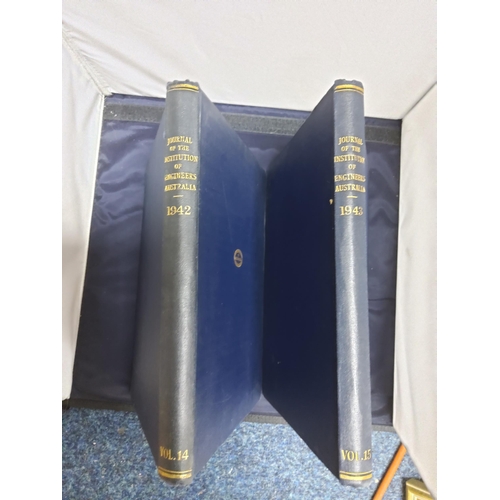 1040 - 2x First Editions The Journal of the Institution of Engineers Australia 1943 & 1942