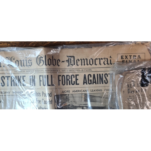 974 - 2 1930s Original American Newspapers