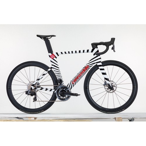 1b - Cannondale x Stella McCartney SYSTEMSIX ULTEGRA ROAD BIKE 2021. Hand Painted Design by Stella McCart... 