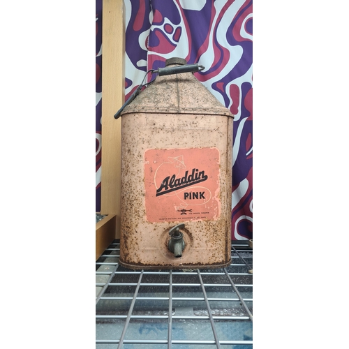 826 - Vintage Aladdin Paraffin Heater with Paraffin Tin