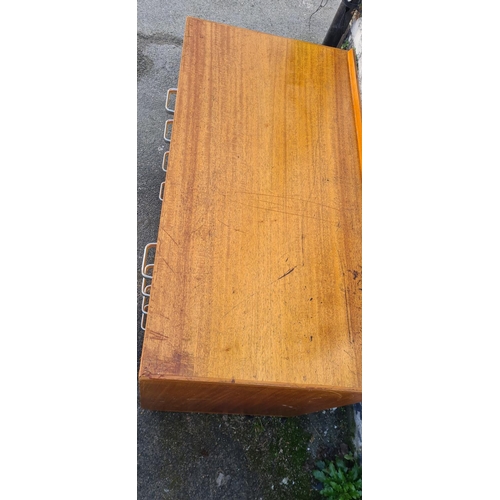 863 - Mid Century 4 Drawer Teak Chest of Drawers