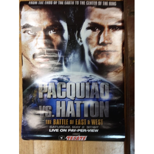 169 - Assorted Original Boxing Posters Including Signed Prince Naseem Poster, Mike Tyson, Hatton, Bruno et... 