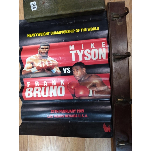 169 - Assorted Original Boxing Posters Including Signed Prince Naseem Poster, Mike Tyson, Hatton, Bruno et... 